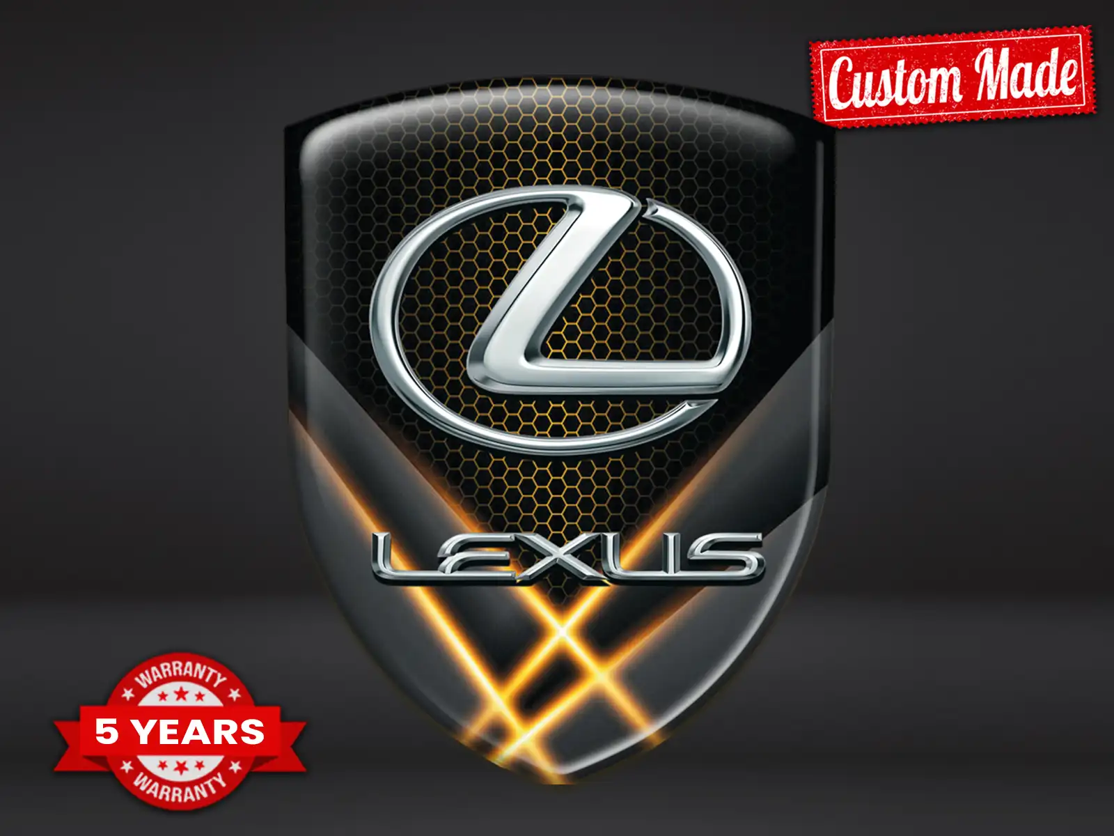 Lexus Pegatinas Logo Impresas Resistentes Premium Alta Calidad